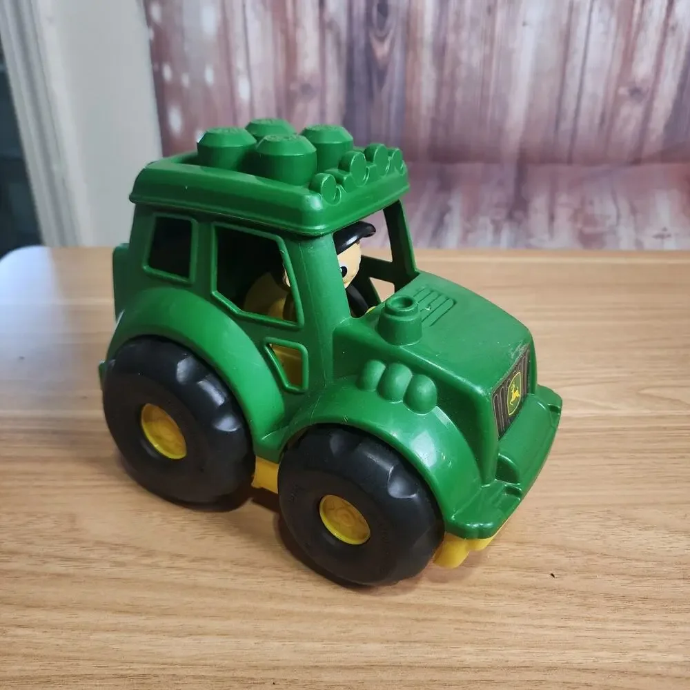 John Deere Mega Bloks Big Blocks Lil’ Tractor Toy Green/Yellow
